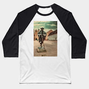 Copy of Statue of a Pilgrim to Santiago De Compostela, Speyer, Germany Baseball T-Shirt